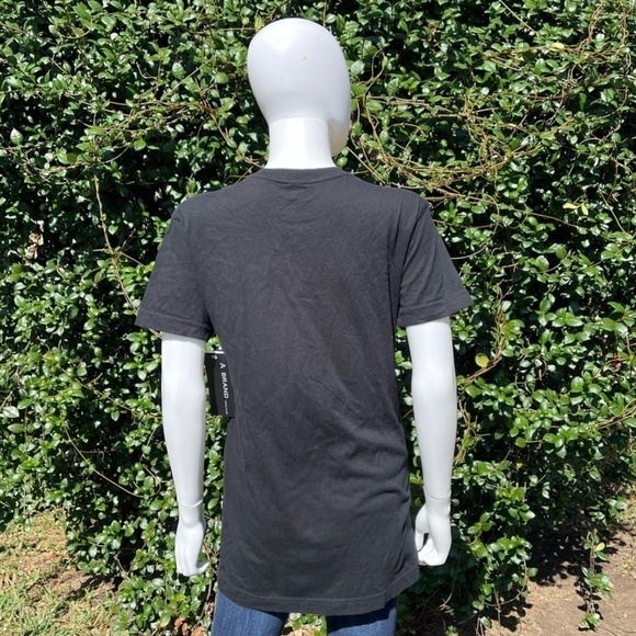 NWT A Brand Dead Wood Black Short Sleeve Graphic Tee Shirt - Picture 6 of 11